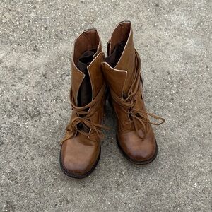 Pierre Dumas Brown Ankle Boots